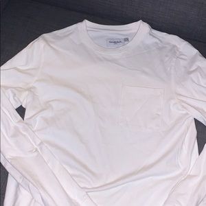 Men white long sleeve